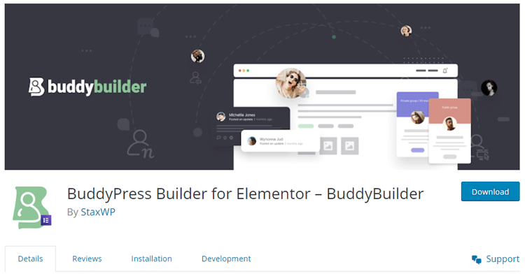 StaxWP BuddyBuilder