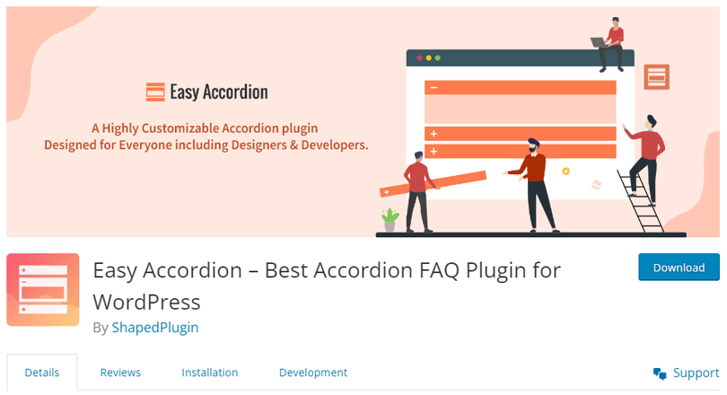 Easy Accordion Plugin