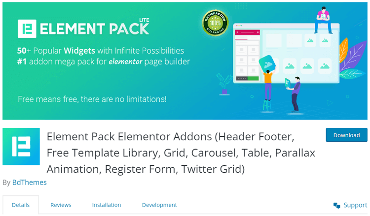 Element Pack BuddyPress widget