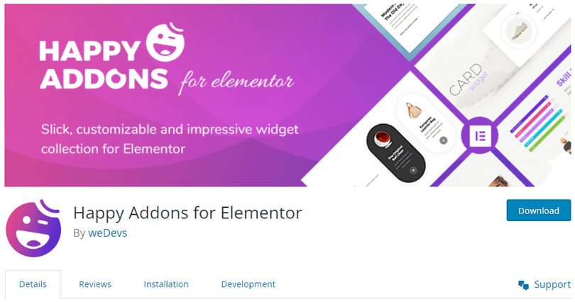 Happy Addons for Elementor