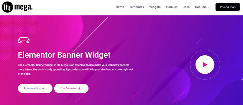  HT Mega Elementor Banner Widget