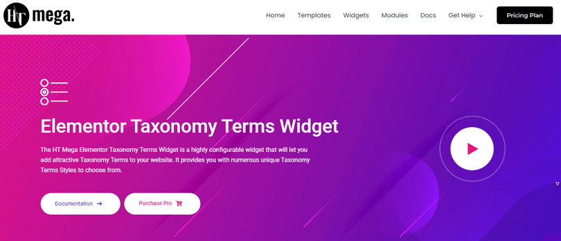 HT Mega Elementor Taxonomy Terms Widget