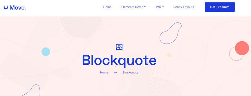 Move Addons Elementor blockquotes widget 