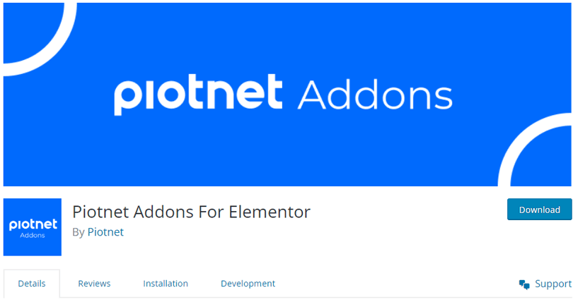 Piotnet Addon Vertical Timeline Widget