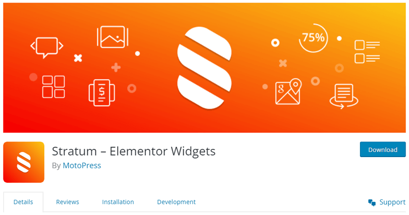 Stratum elementor widgets