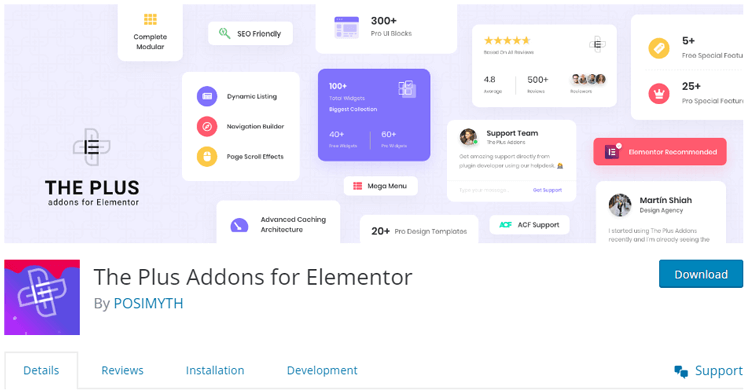 The Plus Addons for Elementor